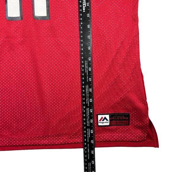 Majestic Football Jersey Women XL Atlanta Falcons Julio Jones #11 NFL Team - Picture 8 of 9